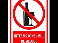 Indicator interzis consumul de alcool